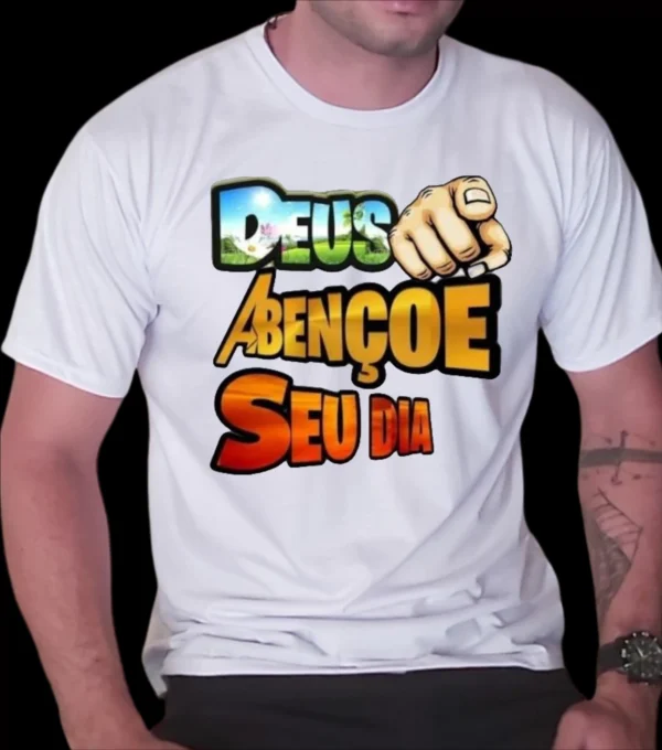 Camisa Deus abençoe (0023)